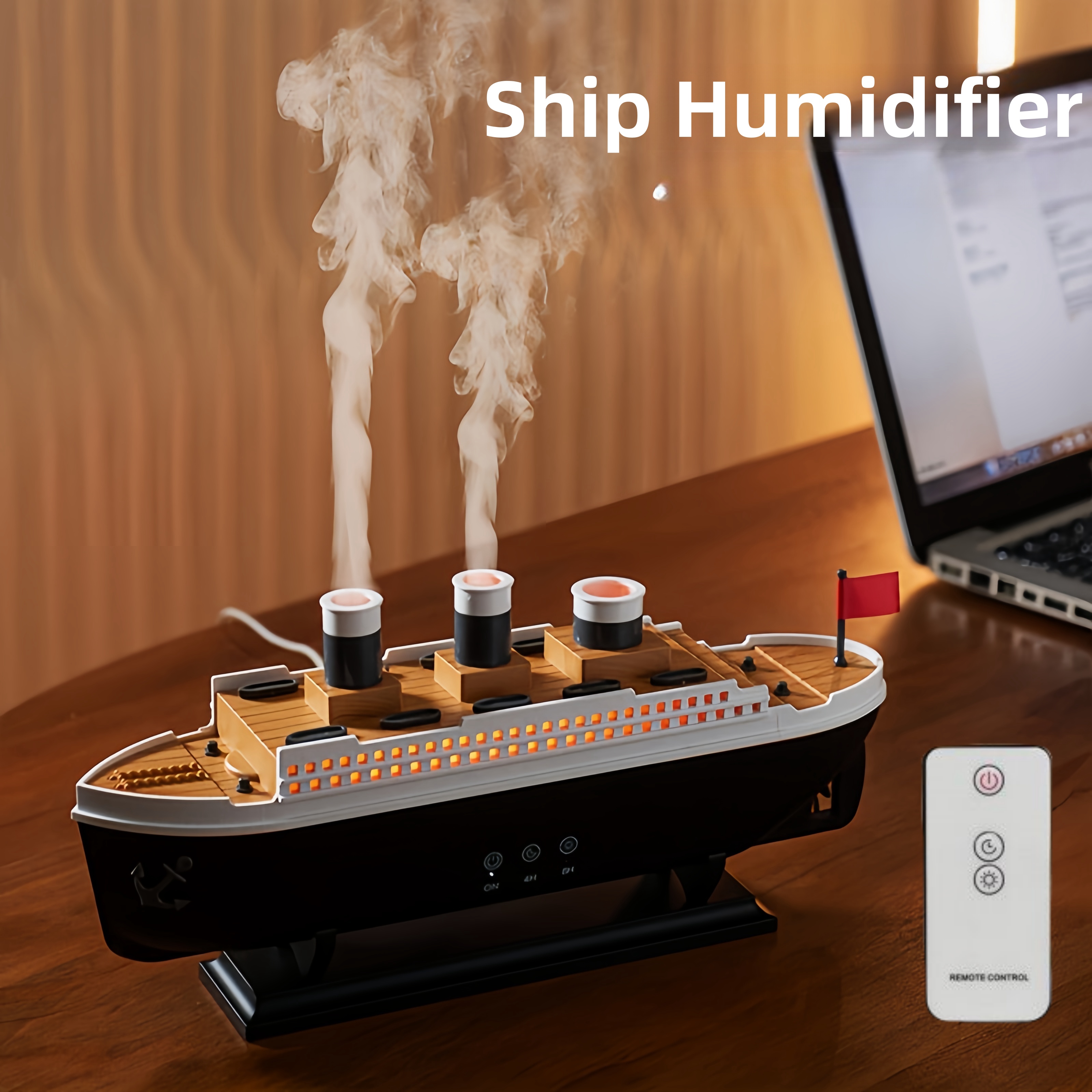 Vape Ring - Titanic Ship Model Air Humidifier Remote