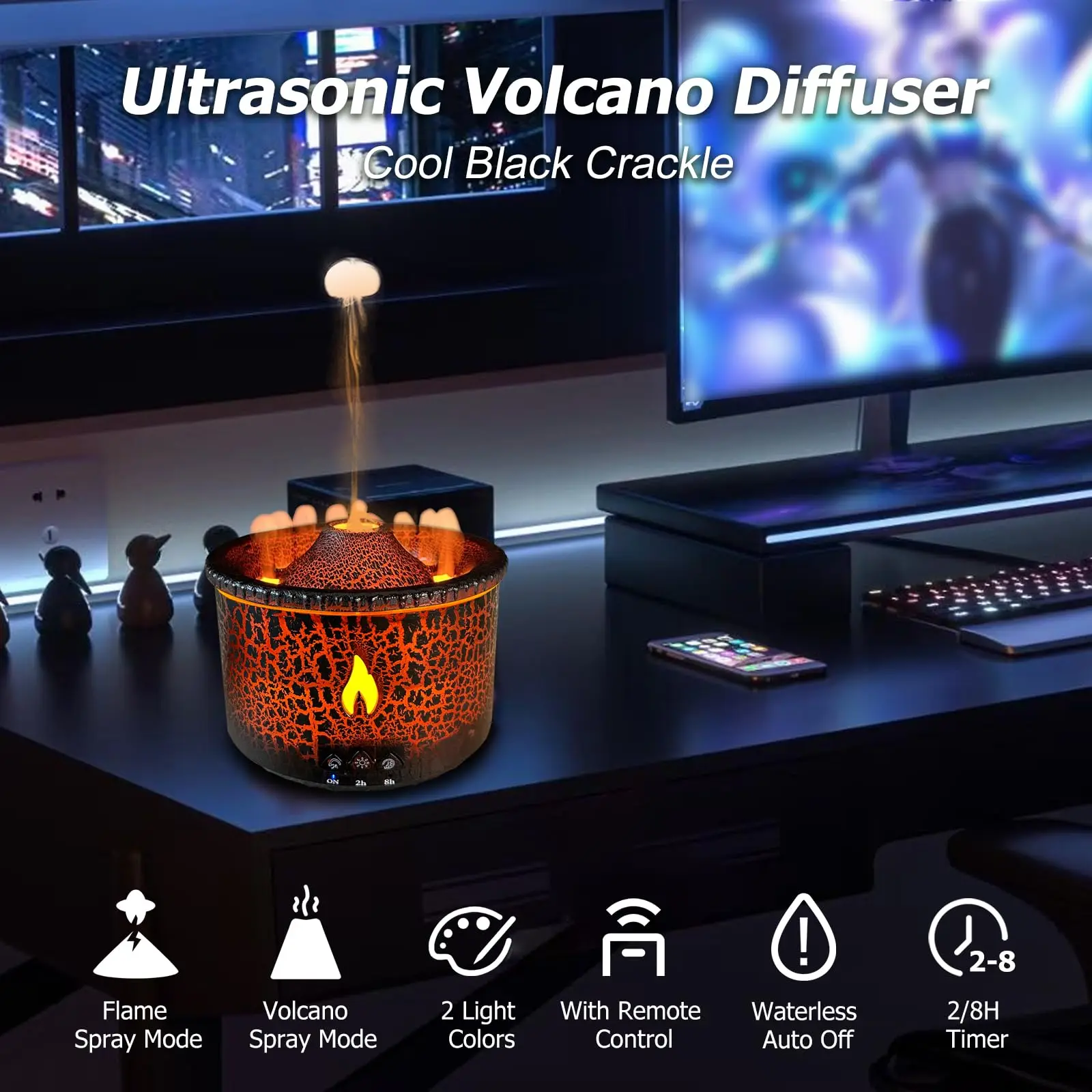 Volcanic Flame Humidifiers Air - Vape Ring review and price