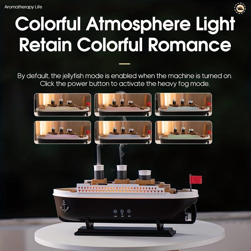 Titanic Ship Model Air Humidif - Vape Ring review and price